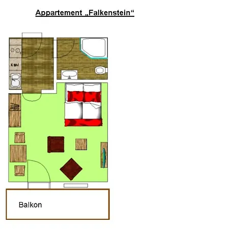 Apartment Ahorn-appartements - Chiemgau Karte