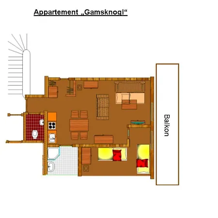 Apartment Ahorn-appartements - Chiemgau Karte