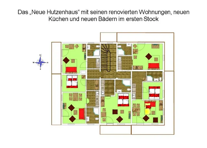 Ahorn-appartements - Chiemgau Karte